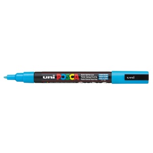 AK UNI marker PC-3M plavi svetlo 8 (light blue) POSCA