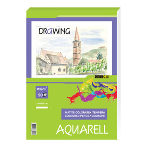 Akvarel A5 blok 110gr 50l lajmovan