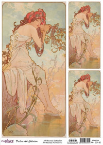 Art nouveau AN-07 collection 30X42CM