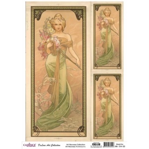 Art nouveau AN-14 collection 30X42CM