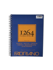 Blok 1264 Sketches spirala A4 120L 90g (natural grain)