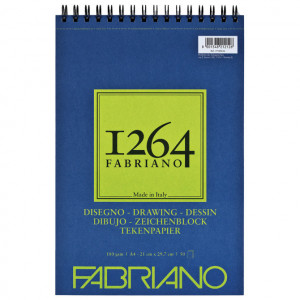 Blok Drawing 1264 spirala gore A4 50L 180g (natural grain)