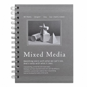 Blok Mixed Media sivi list 154x216 115g 60l 251286