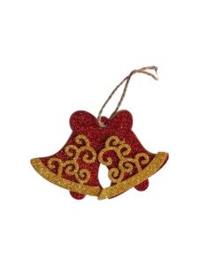 Crafty NY novogodisnja dekoracija zvoncici,10x7cm