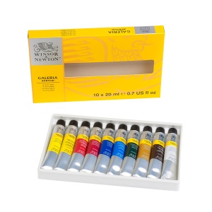 Galeria akrilne boje set 10x20ml