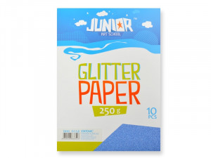 Karton gliter A4 blue 250gr