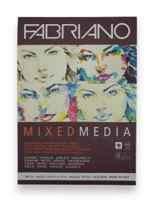 Mixed Media A4 blok 21 x 29,7 250g side glued 40l