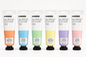 Set akrilnih boja pastel 6X75ml - Img 2