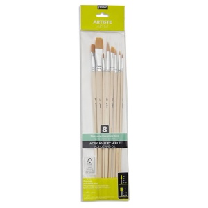 Set eetkica duga drška-ravne i okrugle 1-8