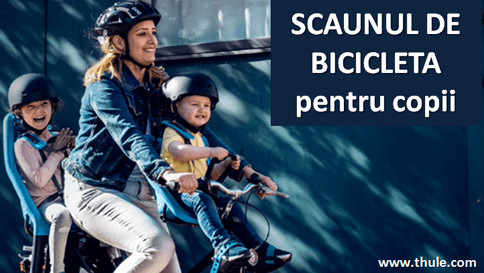 Scaunul pentru copii montat pe bicicleta