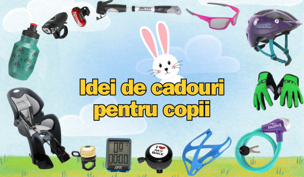 Idei de cadouri pentru micii bicicliști