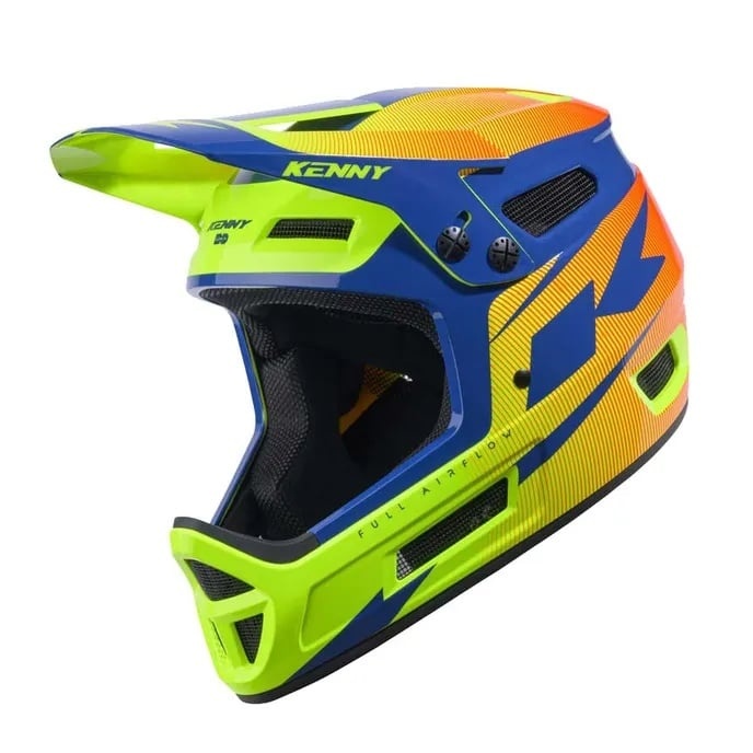 Kenny　① CASCA FULL FACE Kenny Downhill ELITE Navy Neon Yellow