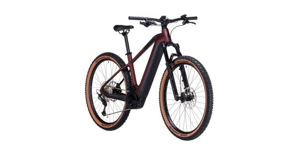 Bicicleta Electrica CUBE REACTION HYBRID SLX 750 Rubyred Black Bikexcs.ro