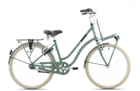 Bicicleta copii Trekking-Oras Frappe FCL 24 Gloss Soft Green 38cm