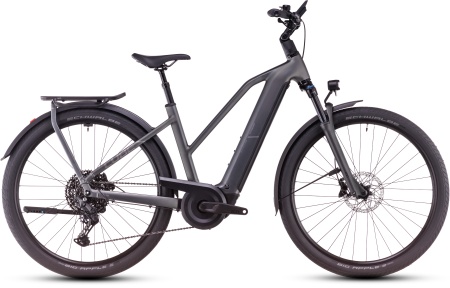 Bicicleta Electrica Hardtail CUBE Kathmandu Hybrid Pro slabgrey´n´chrome