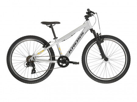 Bicicleta KROSS DUST JR 1.0 24" Grey-Negru-Grey Glossy 24