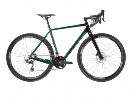 Bicicleta KROSS ESKER 8.0 28" Green-Negru-Green Glossy 24