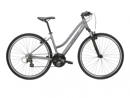 Bicicleta KROSS EVADO 2.0 28" Graphite-Negru-Graphite Mat 24