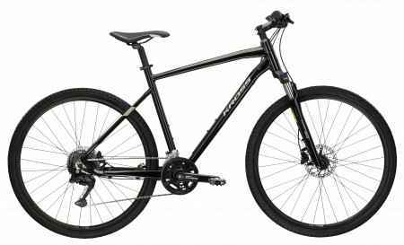 Bicicleta KROSS EVADO 5.0 28" Negru-Green-Black Glossy 24