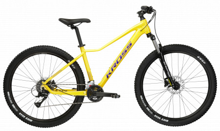 Bicicleta KROSS LEA 4.0 27.5" Yellow-Purple-Yellow Glossy 24