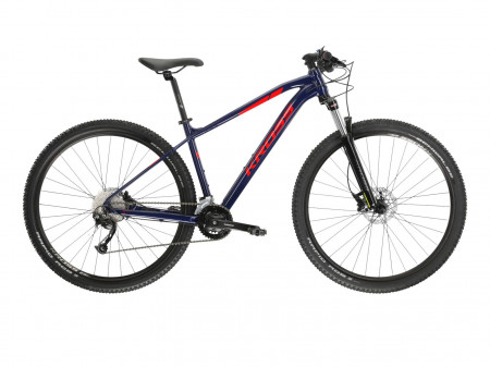 Bicicleta KROSS LEVEL 2.0 MS SM 29" Navy Blue-Red-Navy Blue Glossy 24