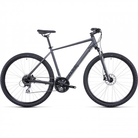 Bicicleta MTB Hardtail Trekking-Oras CUBE Nature Graphite Black