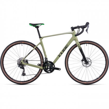 Bicicleta Sosea-Ciclocross CUBE NURoad C:62 Race Green FlashGreen
