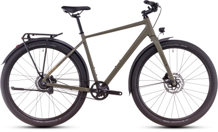 Bicicleta Trekking-Oras CUBE Hyde Pro FE dustyolive´n´gold