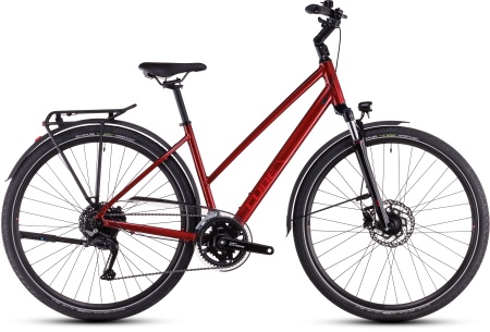 Bicicleta Trekking-Oras CUBE Touring Pro maroon´n´pearl