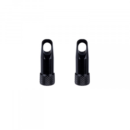Set capace Force pentru valve tubeless presta, Negre
