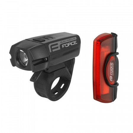 Set lumini fata+spate FORCE GLARE USB