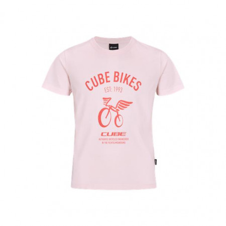 Tricou CUBE Junior Organic T-Shirt Wings Rose