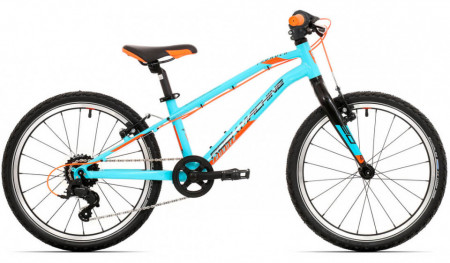 Bicicleta copii ROCK MACHINE Thunder 20 VB Albastru Neon-Portocaliu