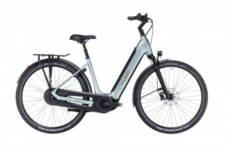 Bicicleta Electrica CUBE SUPREME HYBRID EX 625 EASY ENTRY Green Olive