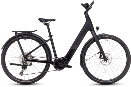 Bicicleta Electrica Hardtail CUBE Kathmandu Hybrid C:62 SLX 400X carbon´n´black