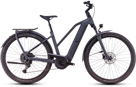 Bicicleta Electrica Hardtail CUBE Kathmandu Hybrid ONE shadowgrey´n´black
