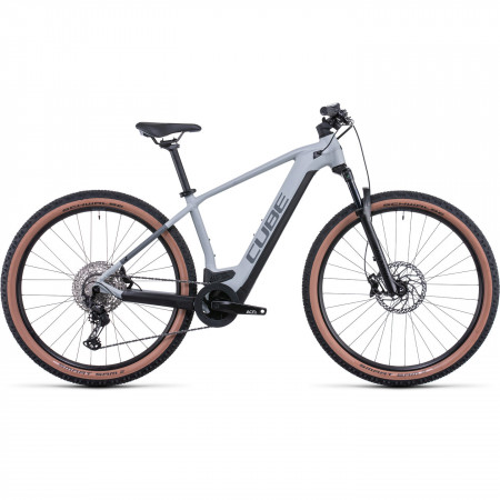 Bicicleta Electrica MTB Hardtail CUBE Reaction Hybrid Race 625 Lunar Grey