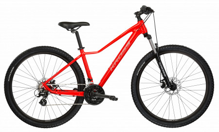 Bicicleta KROSS LEA 2.0 27.5" Red-Silver-Red Glossy 24