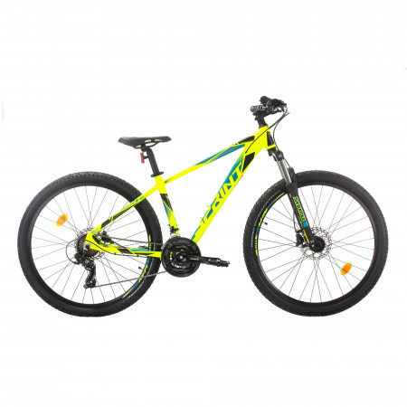 Bicicleta MTB Sprint Maverick 27.5 Verde Neon/Turcoaz/Negru 440mm