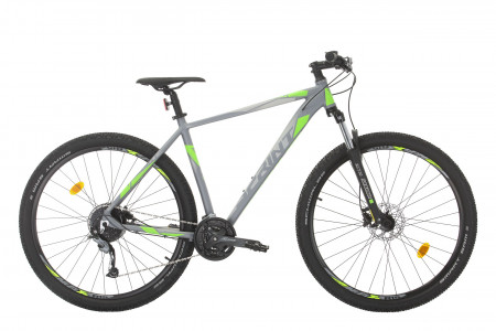 Bicicleta MTB Sprint Maverick Pro 27.5 Gri Mat/Verde 400mm