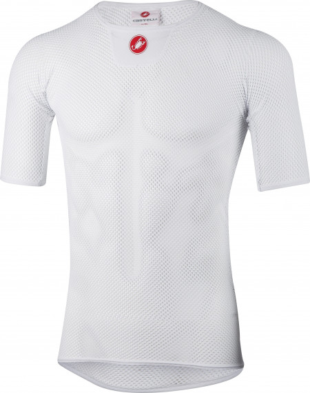 Bluza de corp perforata Castelli Core Mesh SS Alb