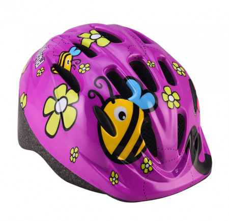 Casca EXTEND LILLY Purple/Flori, S/M (51-54cm)