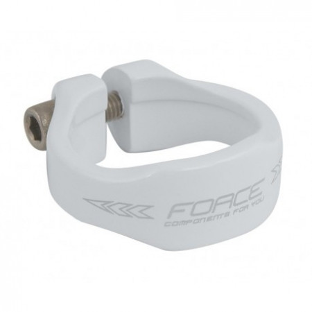 Colier Cadru Force 34.9 mm alb