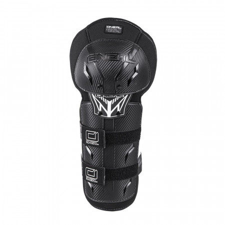 Genunchiere Lungi O'Neal PRO III Loon Knee protectie tibie curele velcro BMX MTB negre marime universala