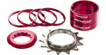 Kit single speed Reverse 13T rosu