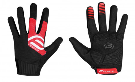 Manusi Force MTB Power negru/rosu