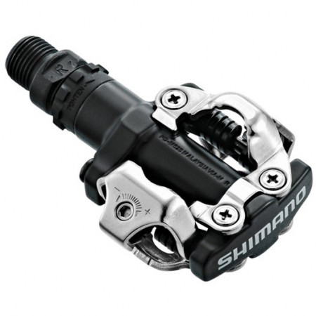 PEDALE SHIMANO PD-M520L SPD FARA CATADIOPRII INCLUDE PLACUTE NEGRU