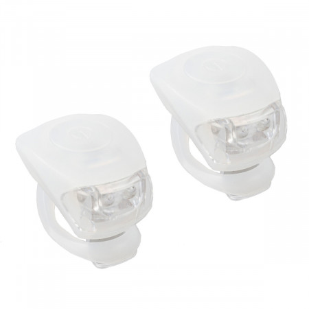 Set Flash cu Baterii M-WAVE COBRA IV - Alb
