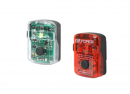 Set lumini Force Point USB fata+spate