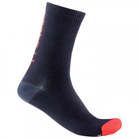 Sosete Castelli Bandito Wool 18 Bleumarin/Rosu